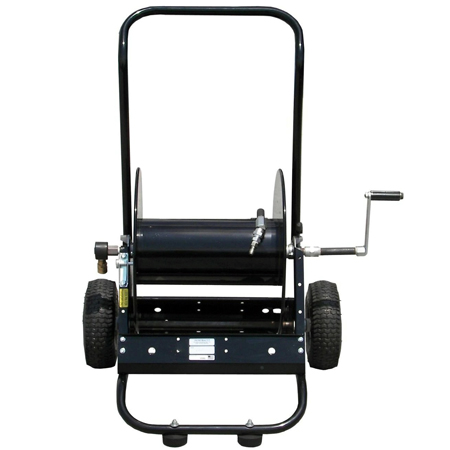 Hose reel cart 3/4 140m PROFESSIONAL - inflated wheels