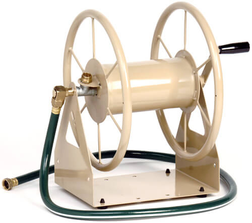 Stainless steel retractable hose reel, Commercial grade